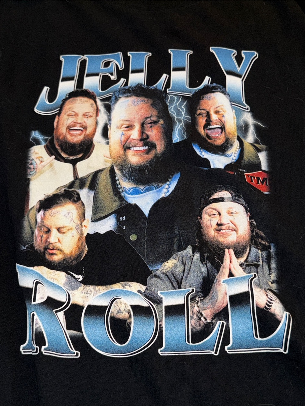 Gildan Black Tee with Jelly Roll Graphic - Picture 2 of 3